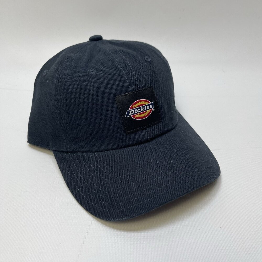 NWT Dickies Cap Washed Canvas Cap Dark Navy WH300DN Snap Back Skate O/S